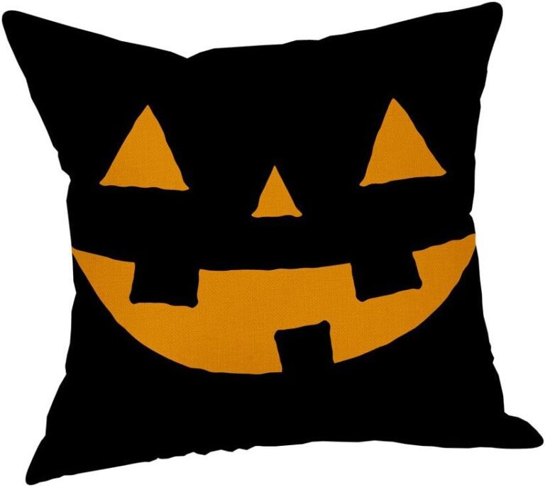 Halloween Spooky Pumpkin Pillowcase Cushion Covers Waist Thr