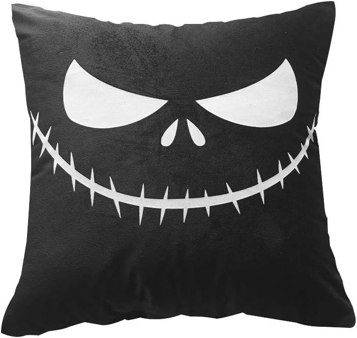 Glow The Dark Halloween Pumpkin Pillowcase Luminous Cushion