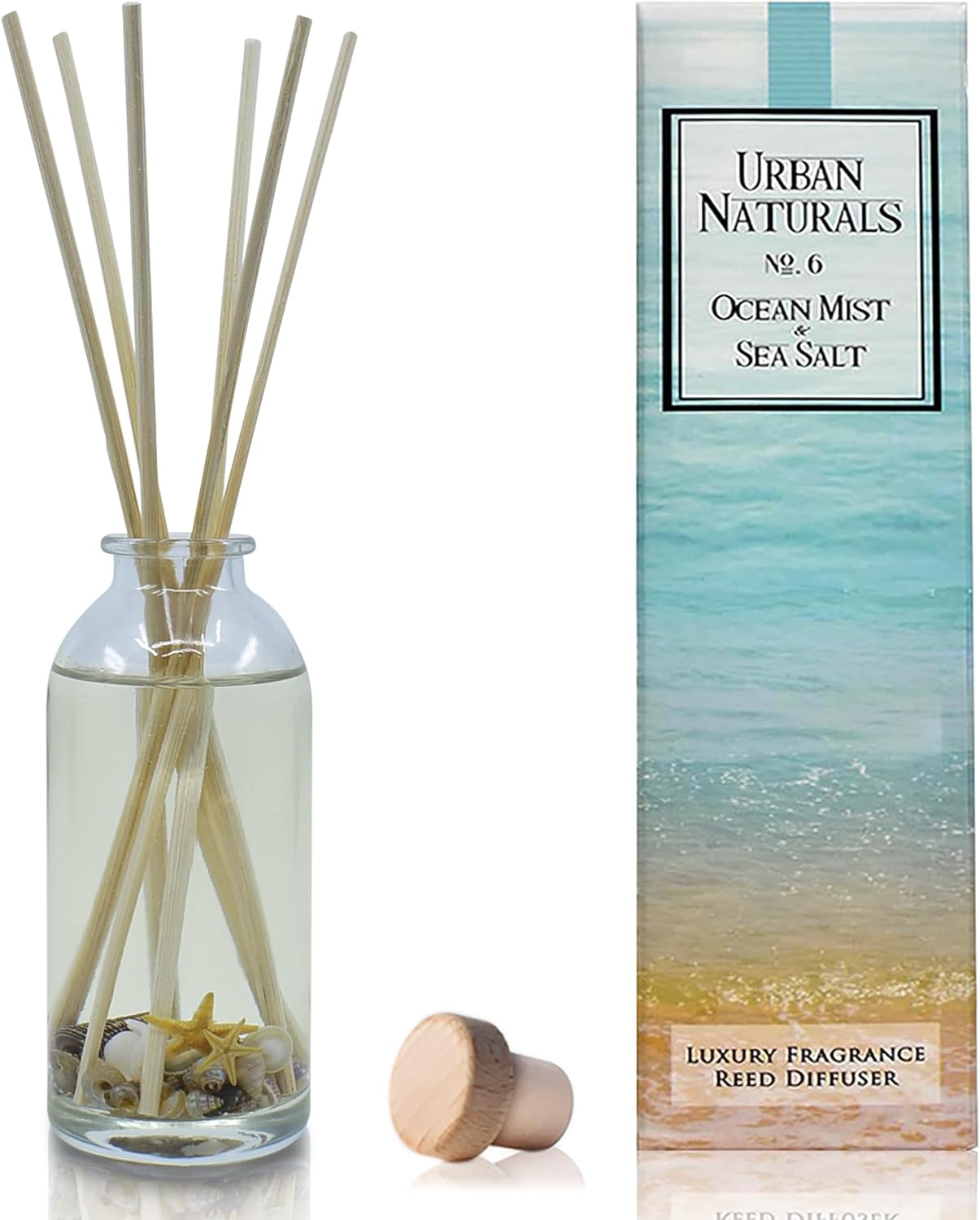 Urban Naturals Ocean Mist & Sea Salt Reed Diffuser Set