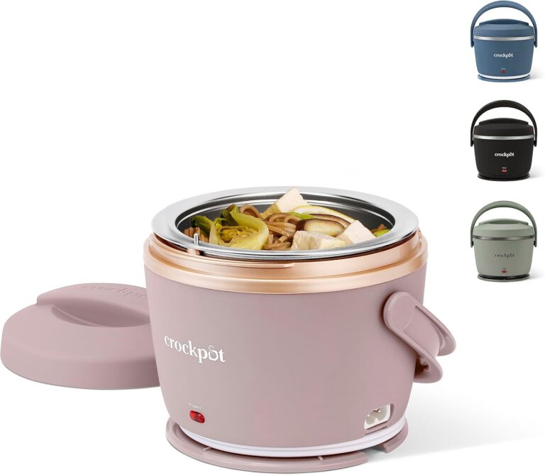 Crock Pot Ounce Electric Lunch Box, Portable Food Warmer,