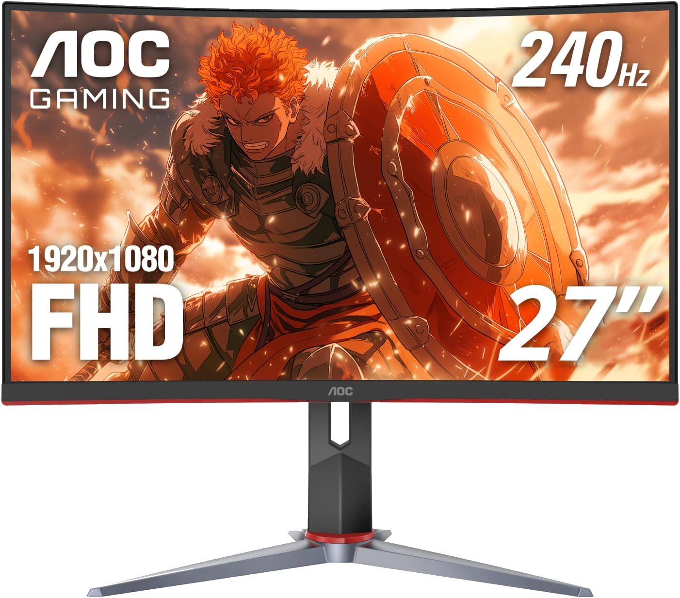 AOC CGZ " Curved Frameless Ultra Fast Gaming Monitor, F