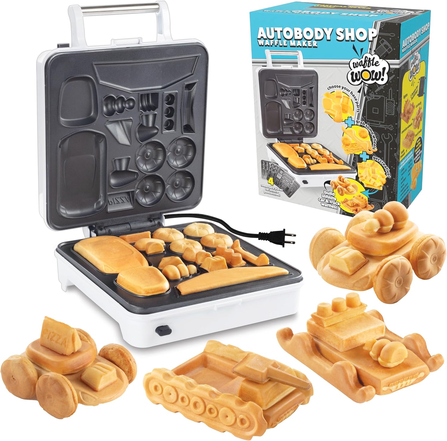 Auto Body Shop Waffle Maker Make Custom Shaped Cars