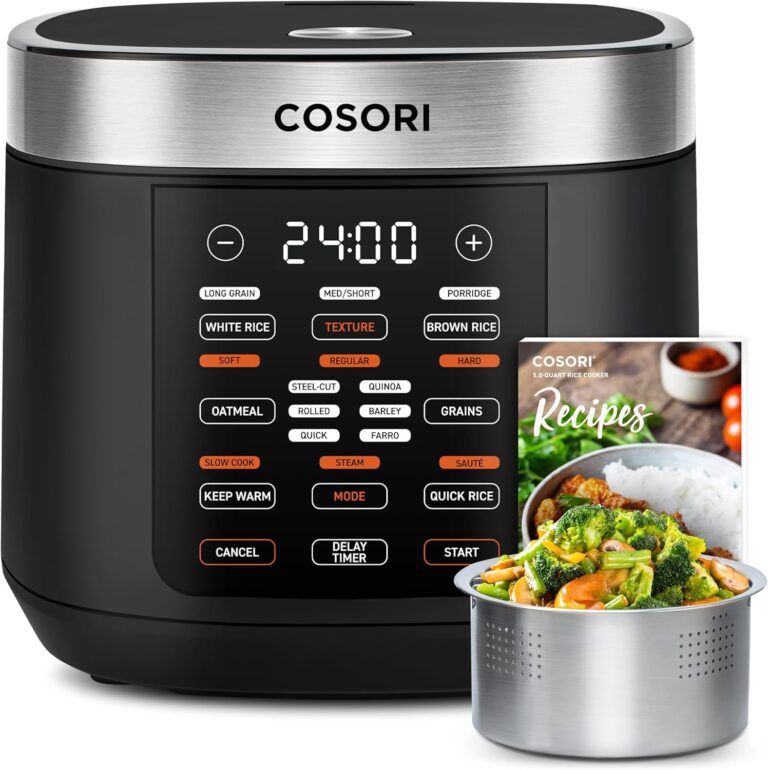 COSORI Rice Cooker Cup, h Keep Warm, Functions