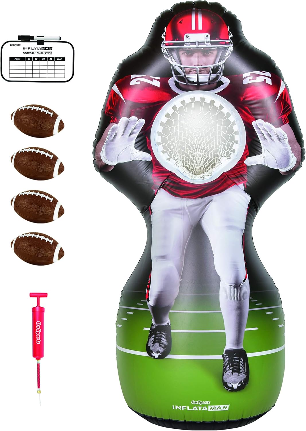 GoSports Inflataman Football Challenge Inflatable Receiver