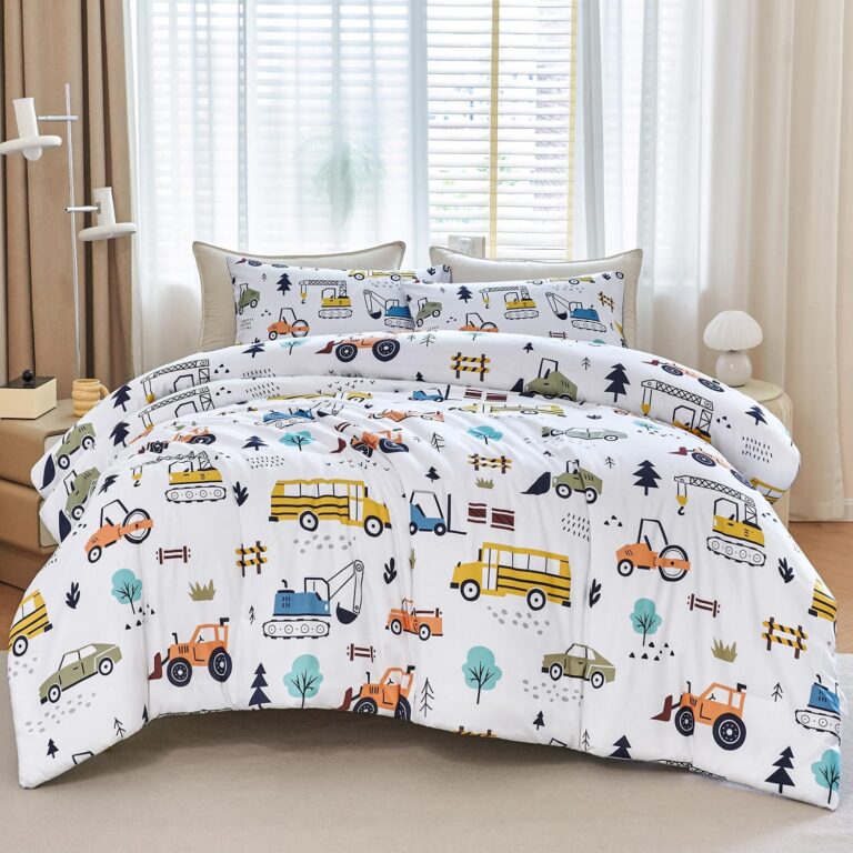 WINLIFE Twin Size Comforter Set for Boys Piece Kids Beddin