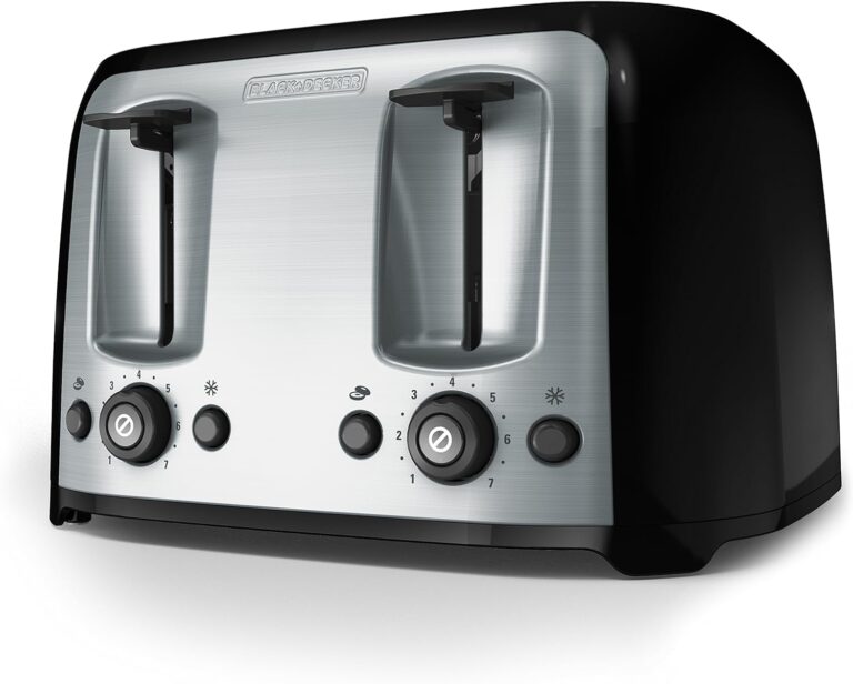 BLACK+DECKER Slice Toaster, Extra Wide Slots, Shade Sett