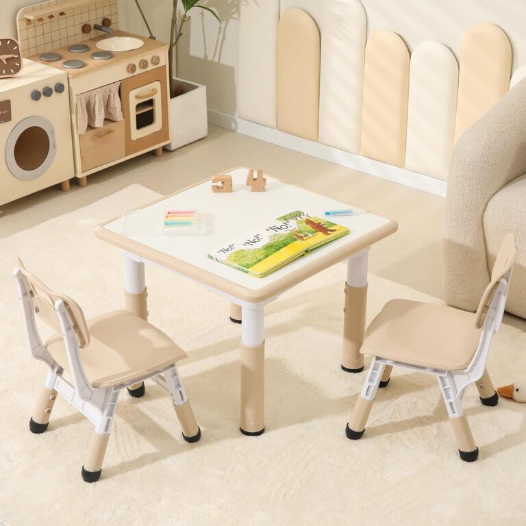 Kids Table and Chairs Set, ''L x ''W Toddler