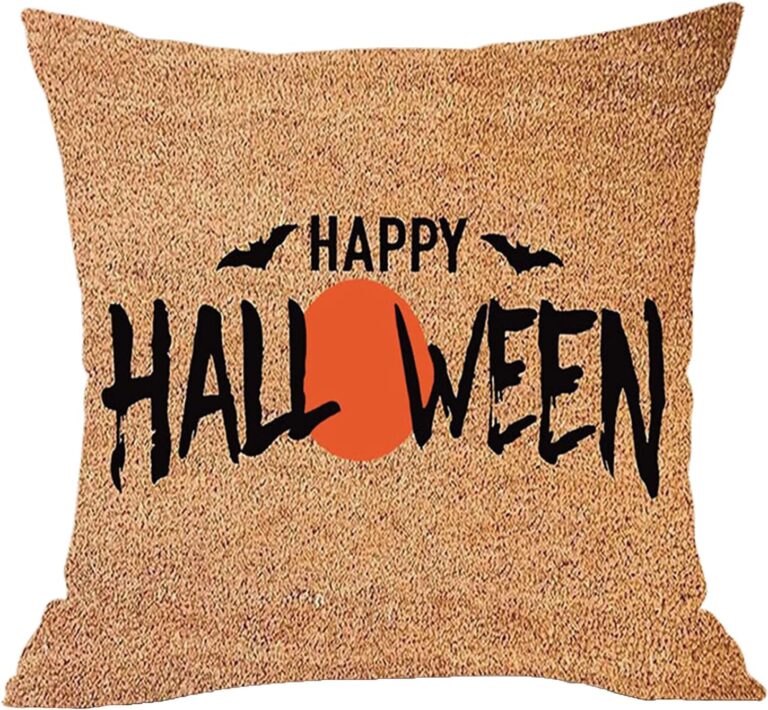 Happy Halloween Pillowcase Bat Throw Pillow Covers Sofa Car