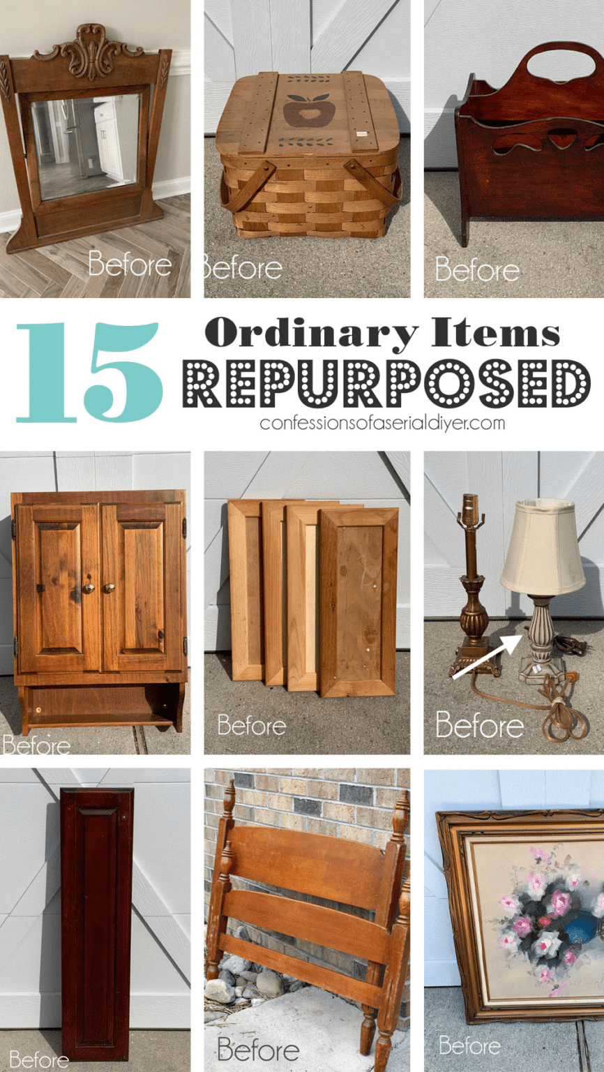 Another 15 Ordinary Items Repurposed | Confessions of a Serial Do-it-Yourselfer