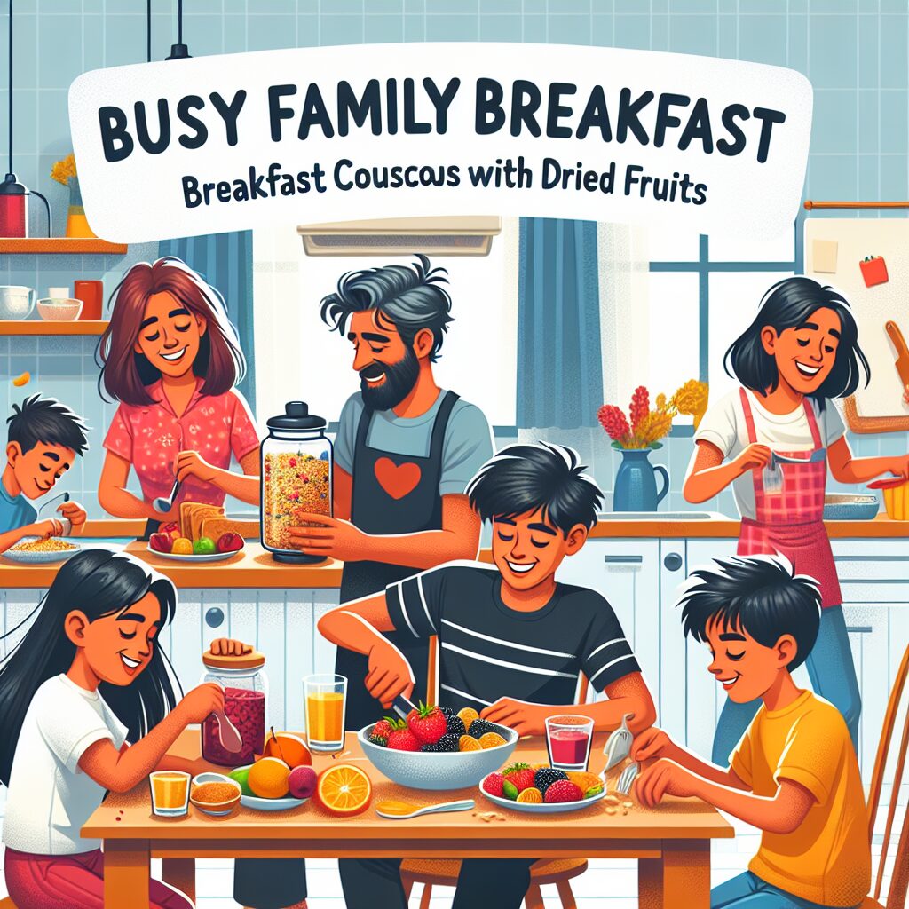 BUSY Family Breakfast: Breakfast Couscous with Dried Fruits