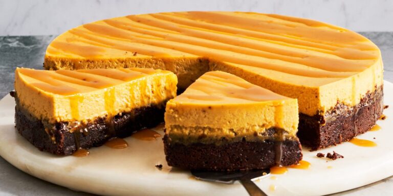 Best Brownie Bottom Pumpkin Cheesecake Recipe