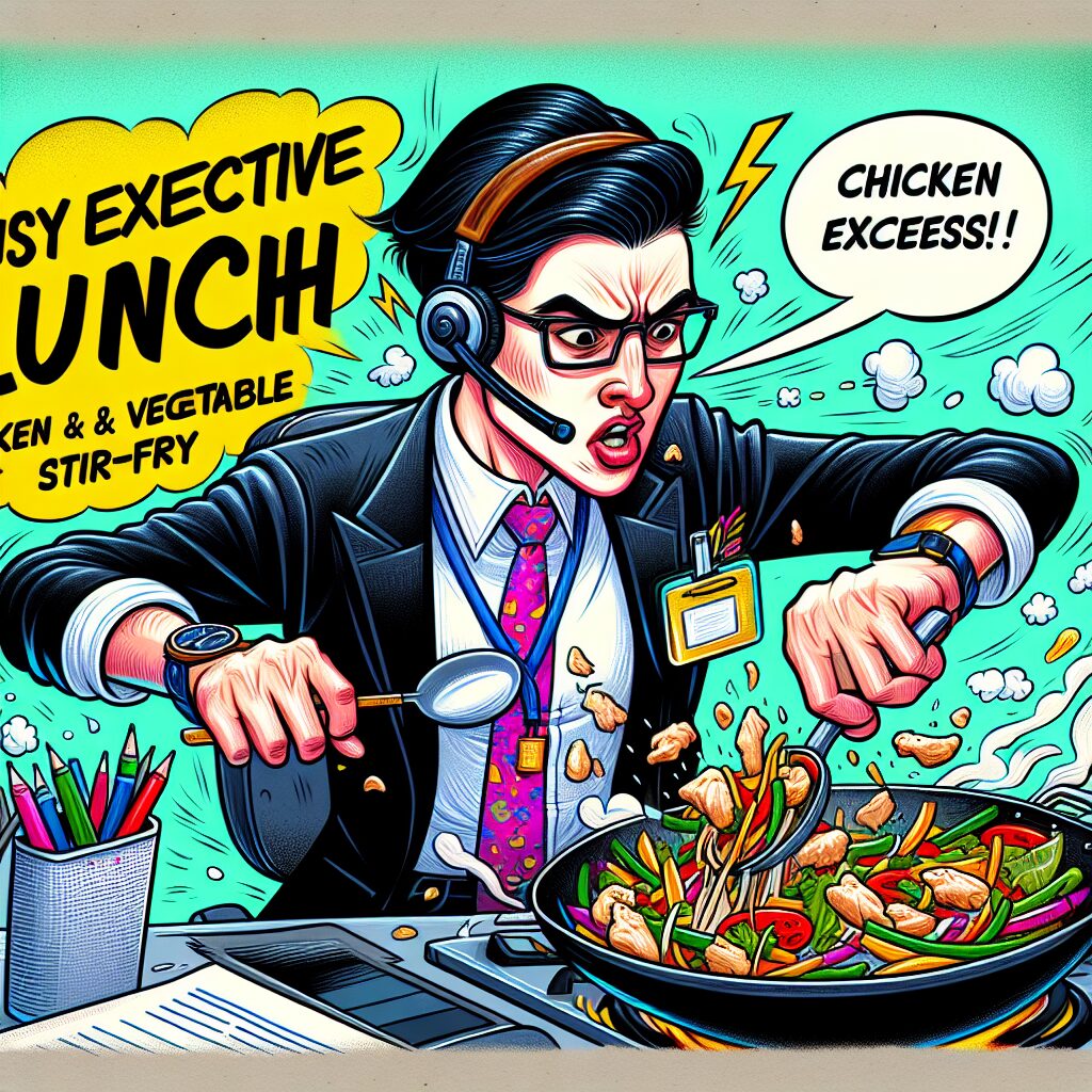 Busy Executive Lunch: Chicken and Vegetable Stir-Fry