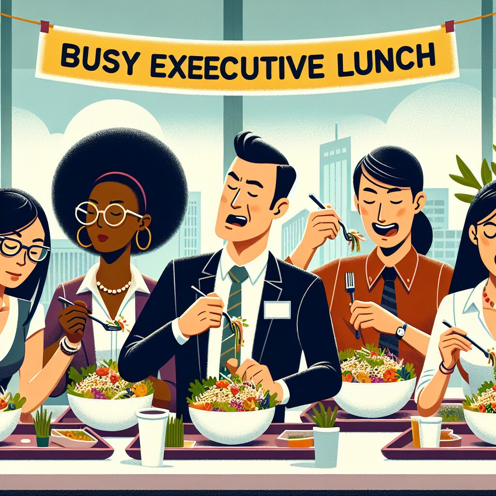 Busy Executive Lunch: The Mediterranean Grain Bowl