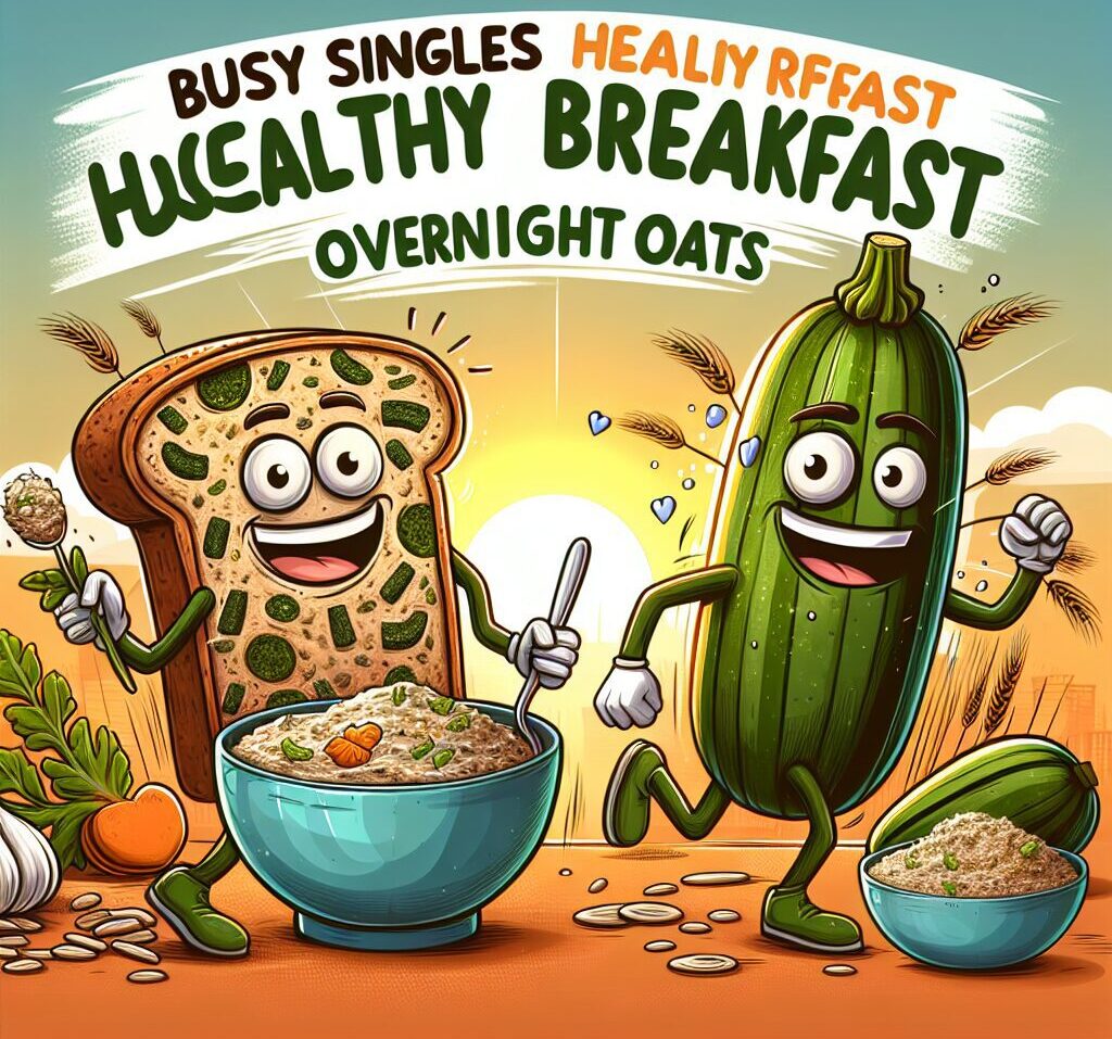 Busy Singles’ Healthy Breakfast: Zucchini Bread Overnight Oats