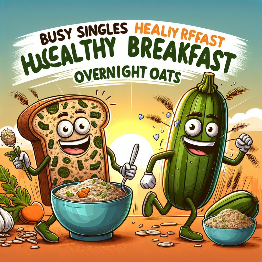 Busy Singles’ Healthy Breakfast: Zucchini Bread Overnight Oats