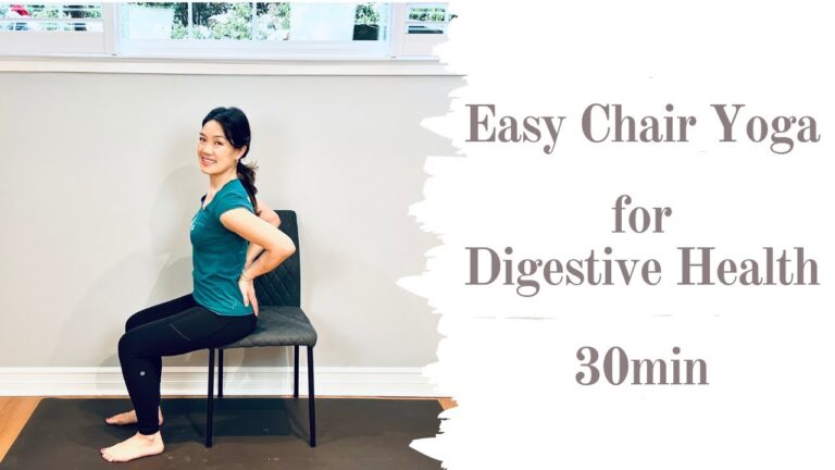 Chair Yoga: Boost Digestive Health 🪑