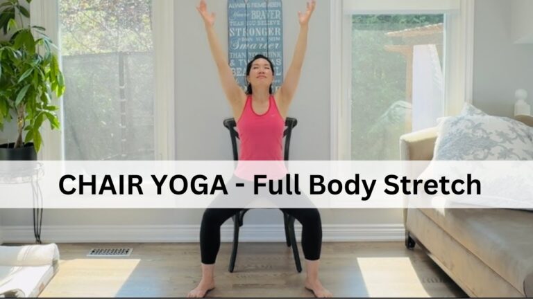 Chair Yoga: Unlock Full Body Flexibility & Strength ✨