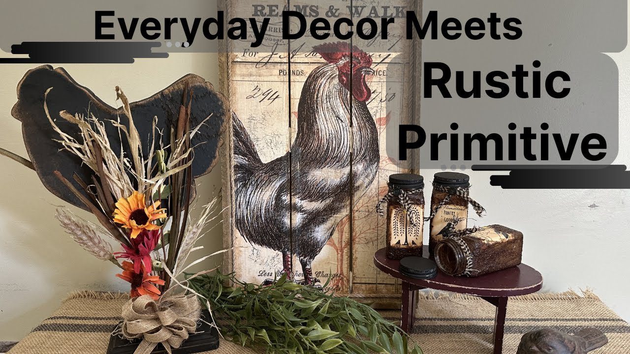 DIY Fall *Rustic Primitive* Home Decor