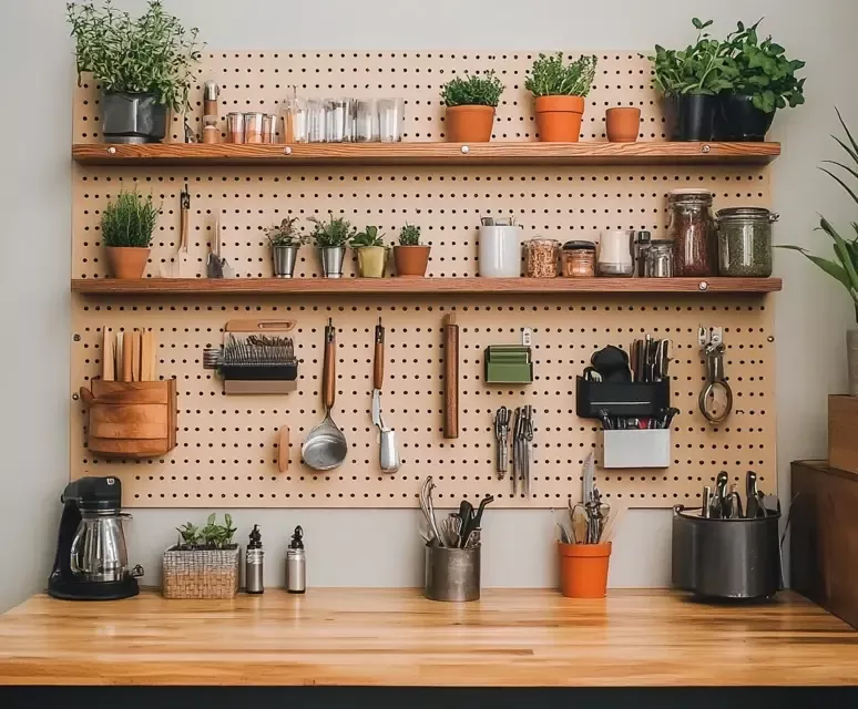 DIY Pegboard Organizer