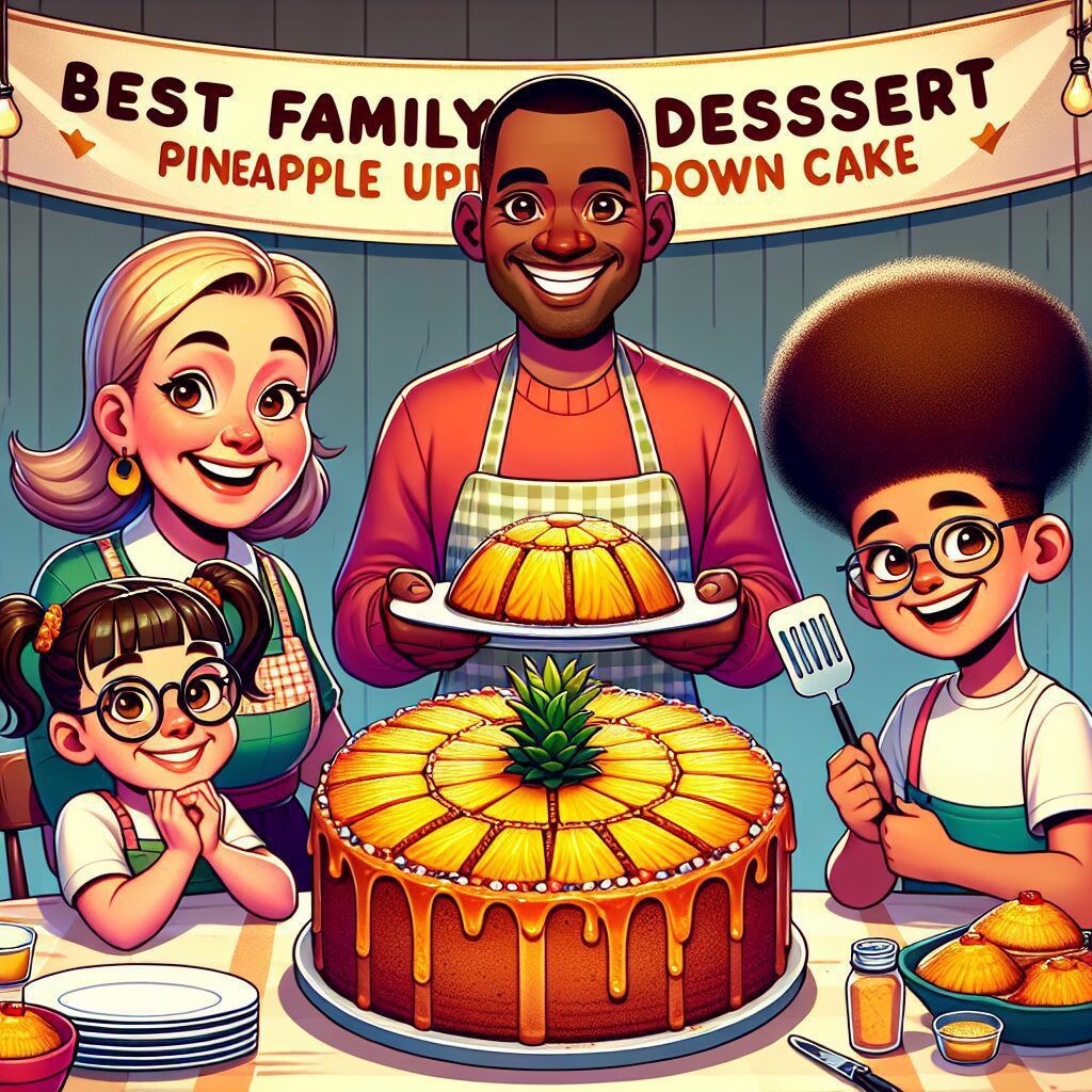 Delightful Family Dessert: Pineapple Upside-Down Cake