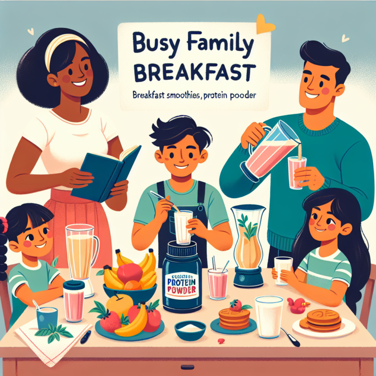 Energize Your Mornings: BUSY Family Breakfast Smoothies with Protein Powder