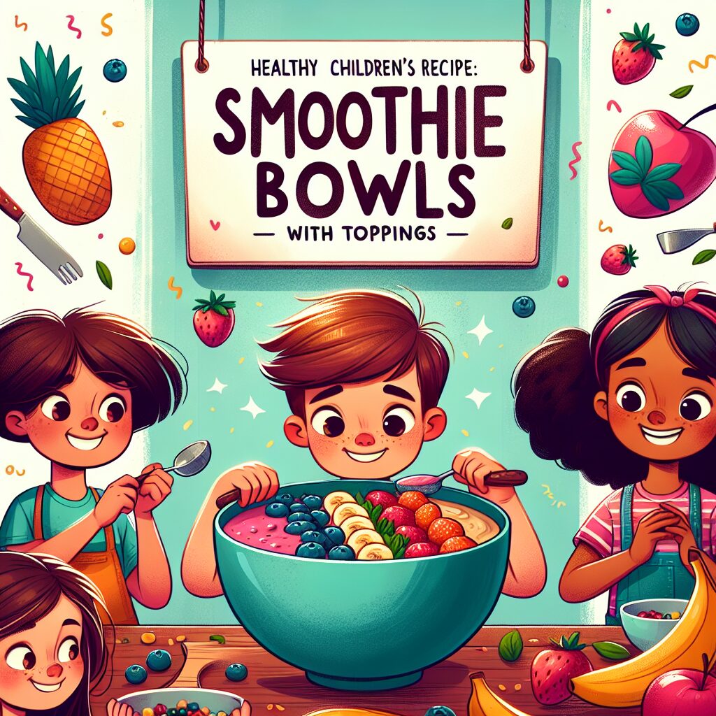 Healthy Children’s Recipe: Smoothie Bowls with Toppings