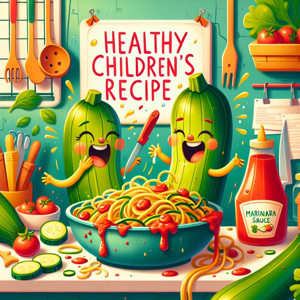 Healthy Children’s Recipe: Zucchini Noodles with Marinara