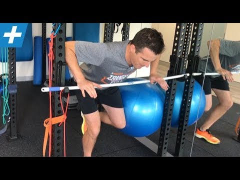 One Leg Ball Squat (Bar Deload) | Feat Tim Keeley