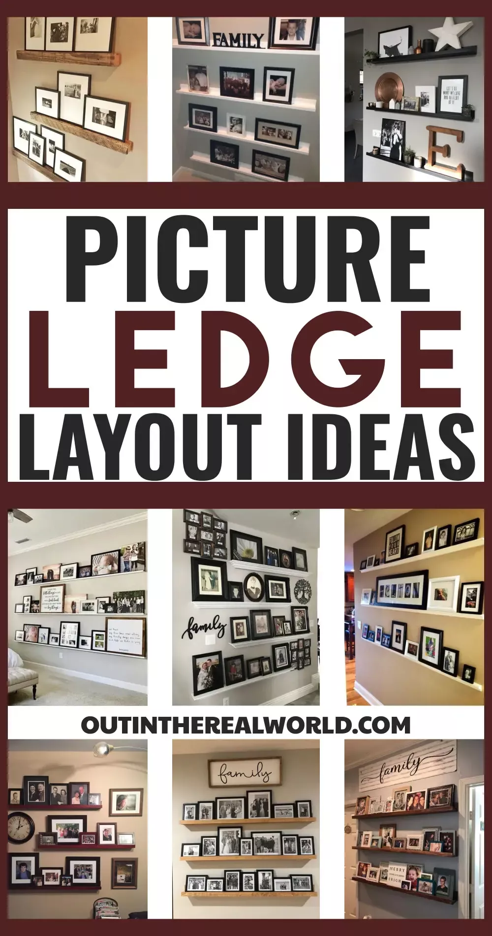 2025 Decor personalized photo wall arrangements