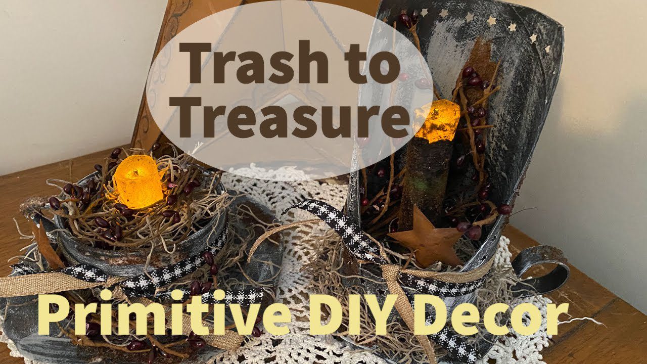 Primitive DIY Decor || Trash To Treasure