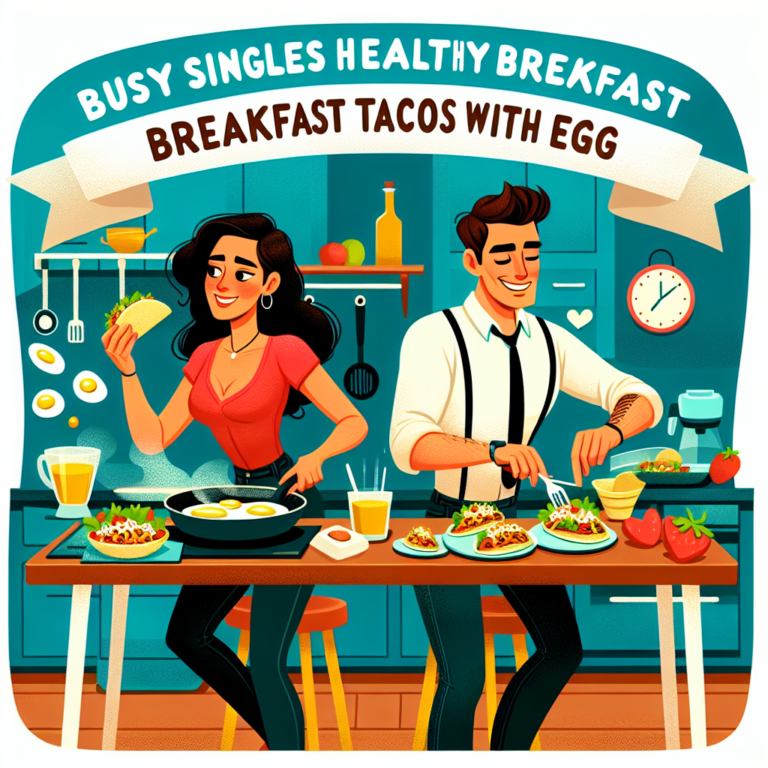 Quick and Healthy Breakfast Tacos with Eggs: Perfect for Busy Singles