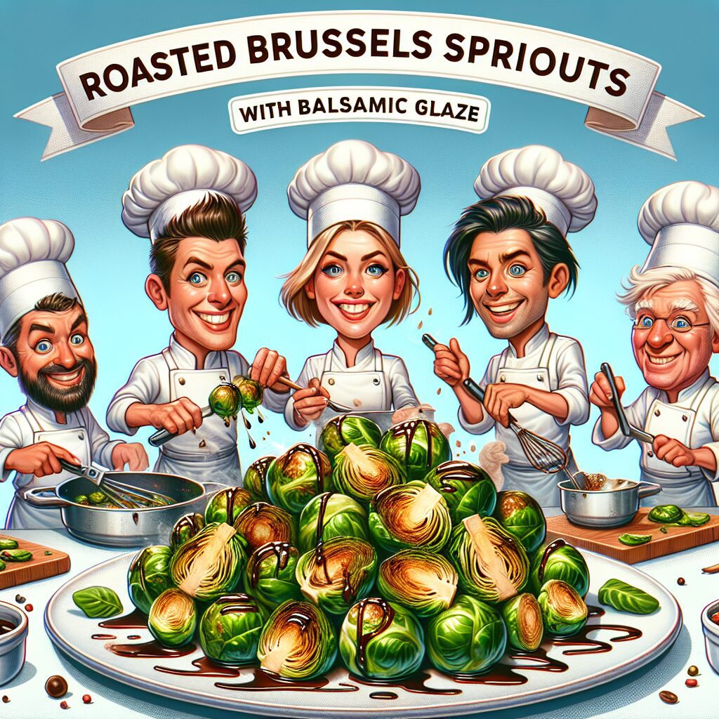 Roasted Brussels Sprouts with Balsamic Glaze: A Deliciously Simple Side Dish