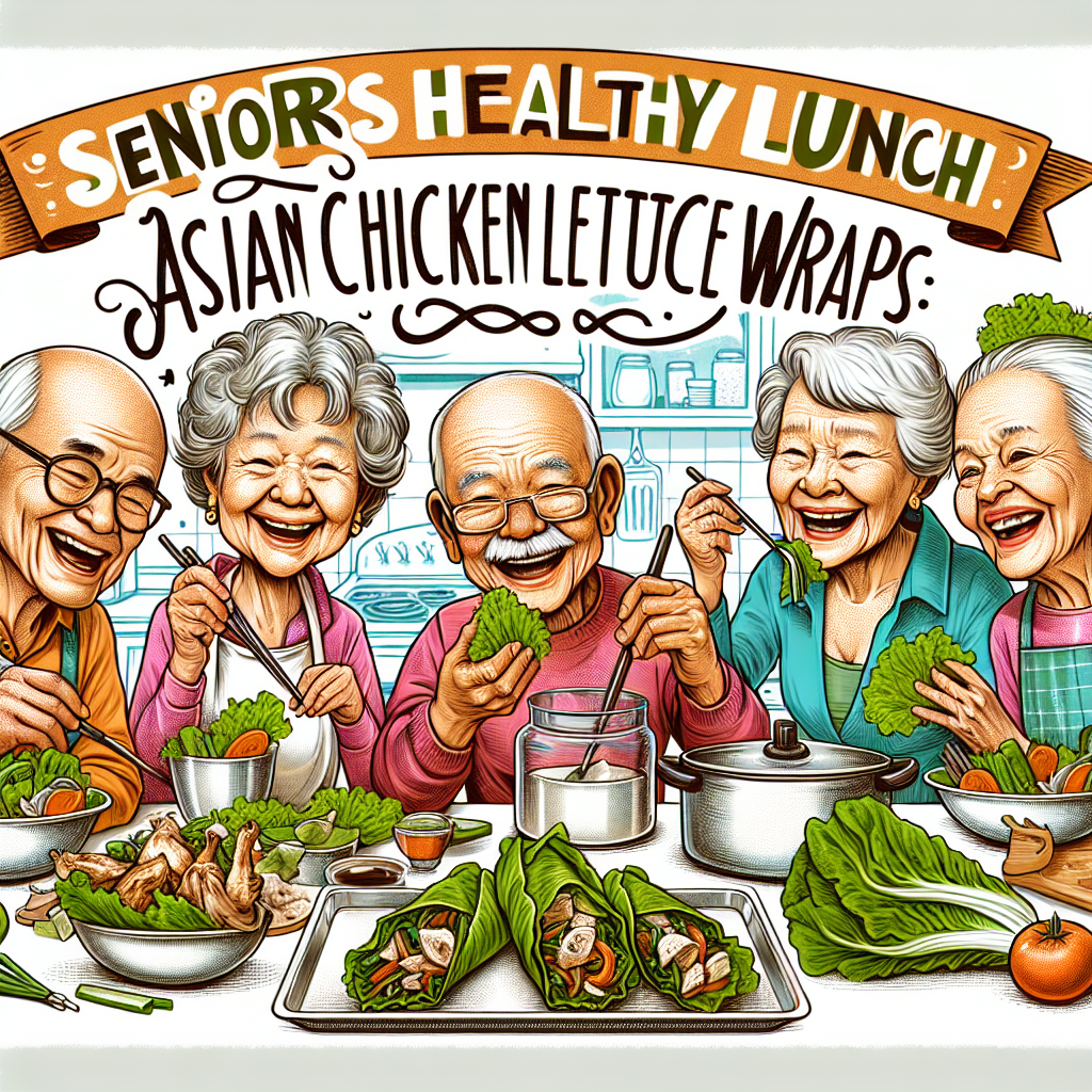 Seniors’ Healthy Lunch: Asian Chicken Lettuce Wraps