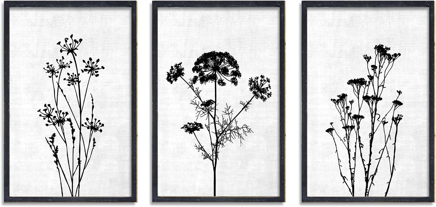 ZZJJHYWGQ Botanical Wall Art Decor x Inch Set of