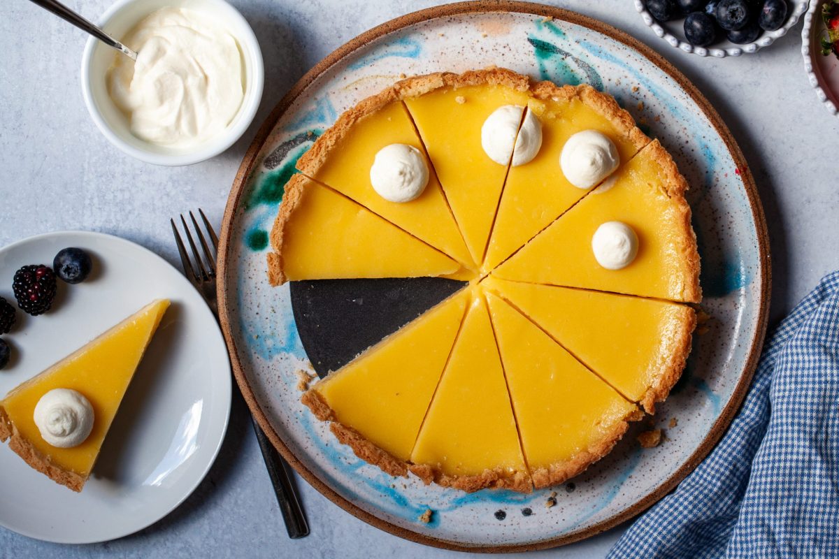 classic lemon curd tart