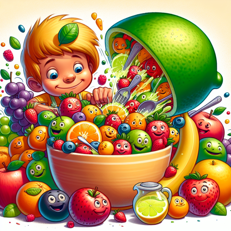 A Refreshing and Healthy Children's Recipe: Fruit Salad with Lime Dressing